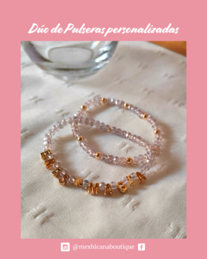 duo de pulseras personalizadas