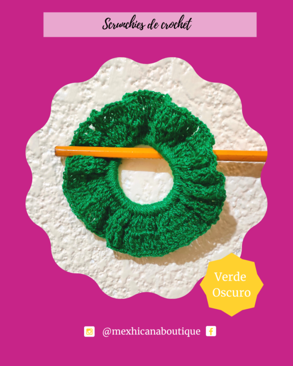 Set de Scrunchies de crochet - Image 8