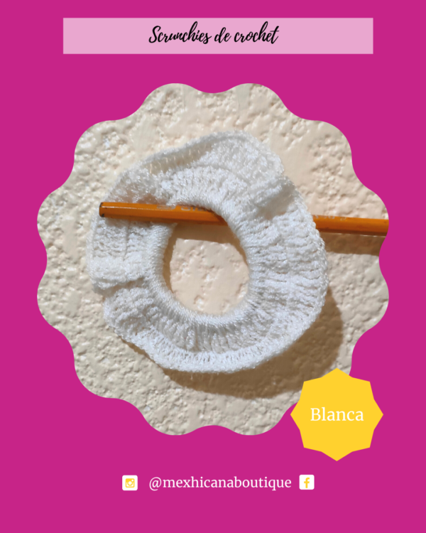 Set de Scrunchies de crochet - Image 9