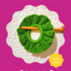 Set de Scrunchies de crochet - Image 4