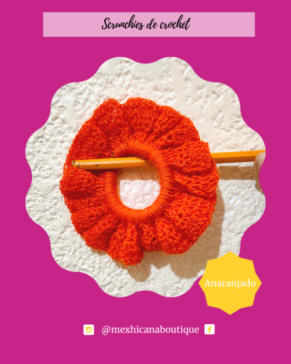 Set de Scrunchies de crochet - Image 6