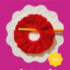 Set de Scrunchies de crochet - Image 7