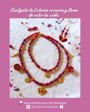collar loteria corazon