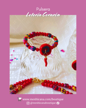 pulsera lotería corazón